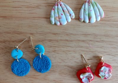 Polymer necklaces produced from workshop