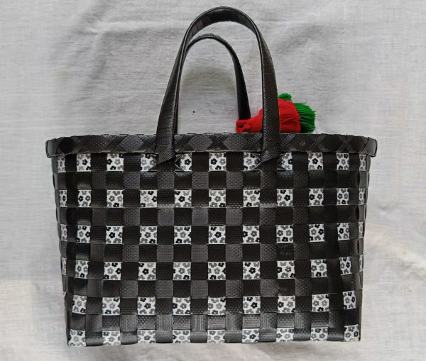 Recycle Plastic Woven Basket