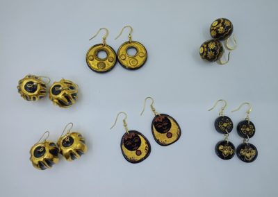 Sain Chay - Lacquer earrings
