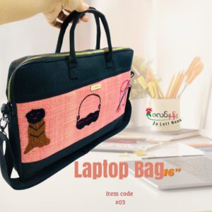 Laptop Bag - Za Latt Nann - Pink