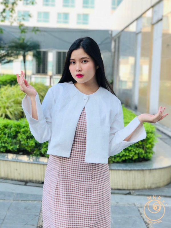 Cotton Cardigan - White