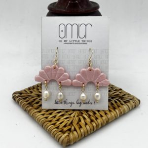 Earrings (OMLT): Pink