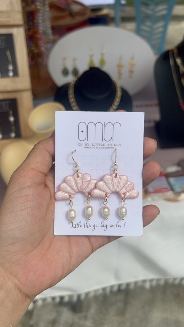 Earrings (OMLT): Pink