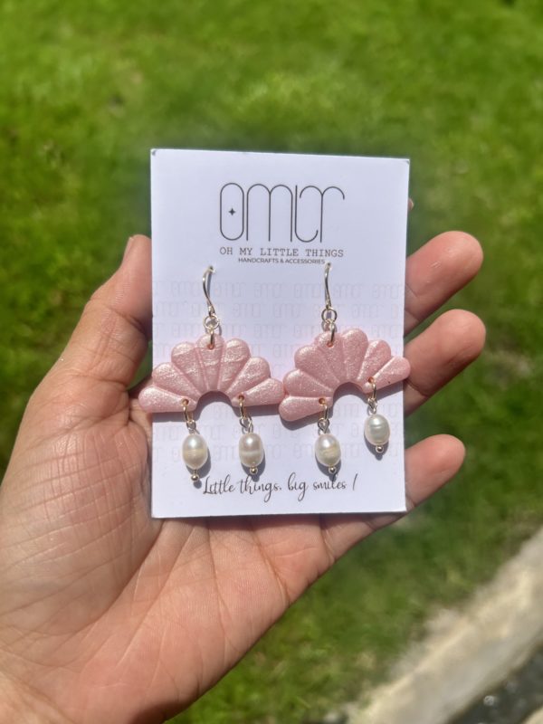 Earrings (OMLT): Pink