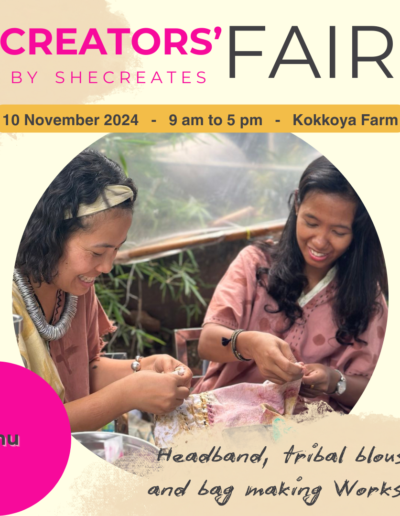 Anu – Headband, Tribal Blouse & Bag Making Workshop