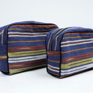 Makeup Box Bag - colors stripes