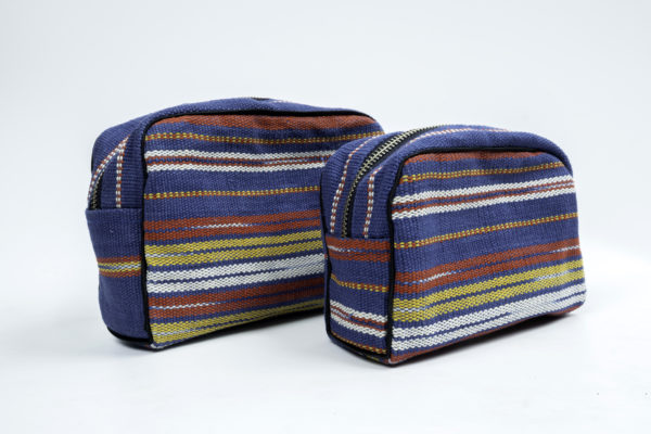 Makeup Box Bag - colors stripes
